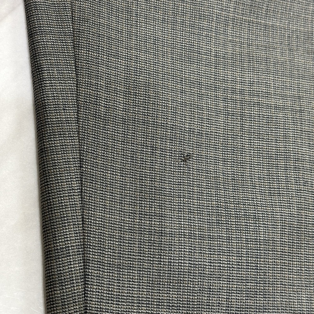 Bill Blass Dress Pants Mens‎ 100% Wool Size 36R Brown Checks Pleated NEW - Picture 12 of 16